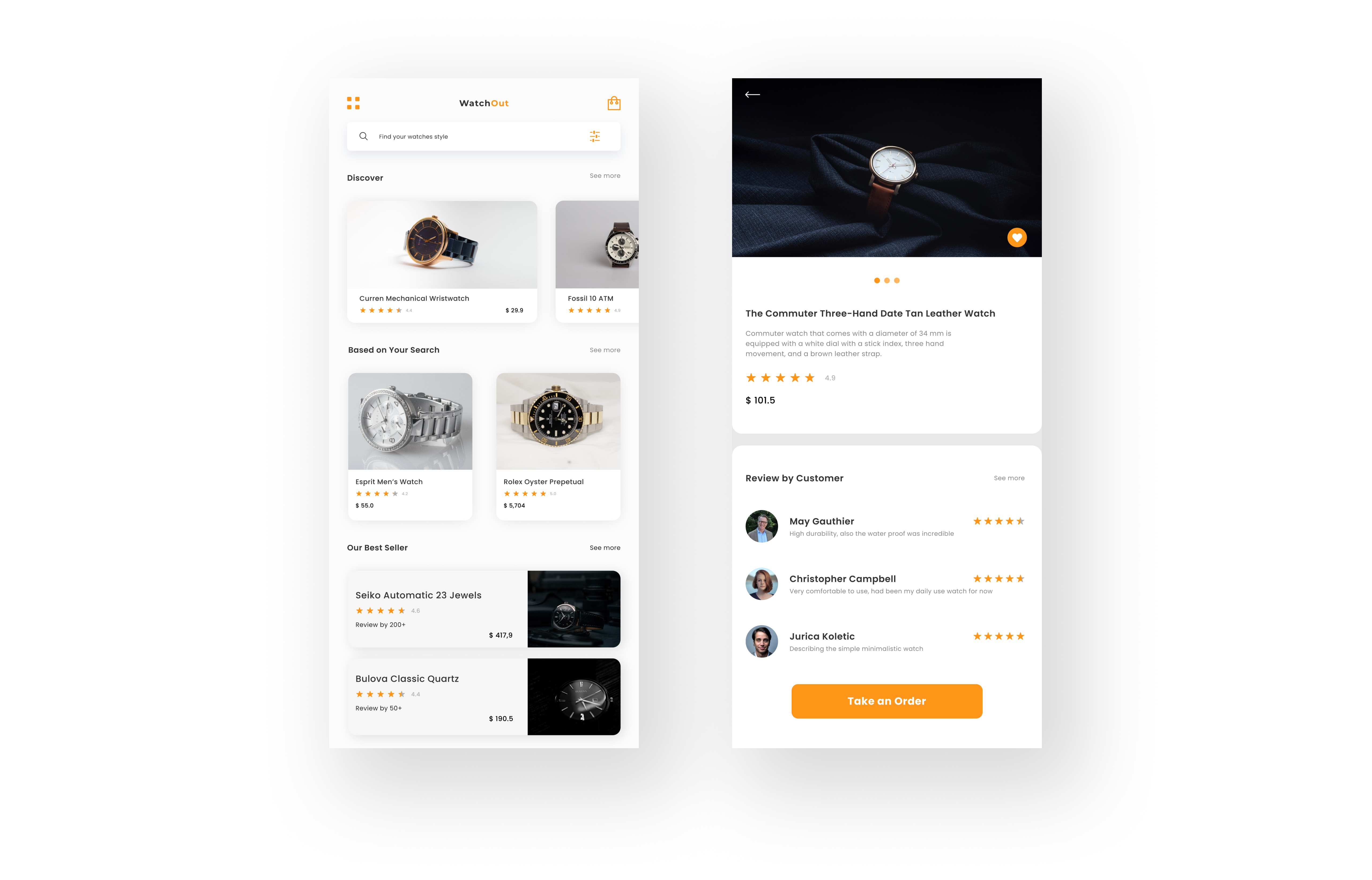 Watch App Design